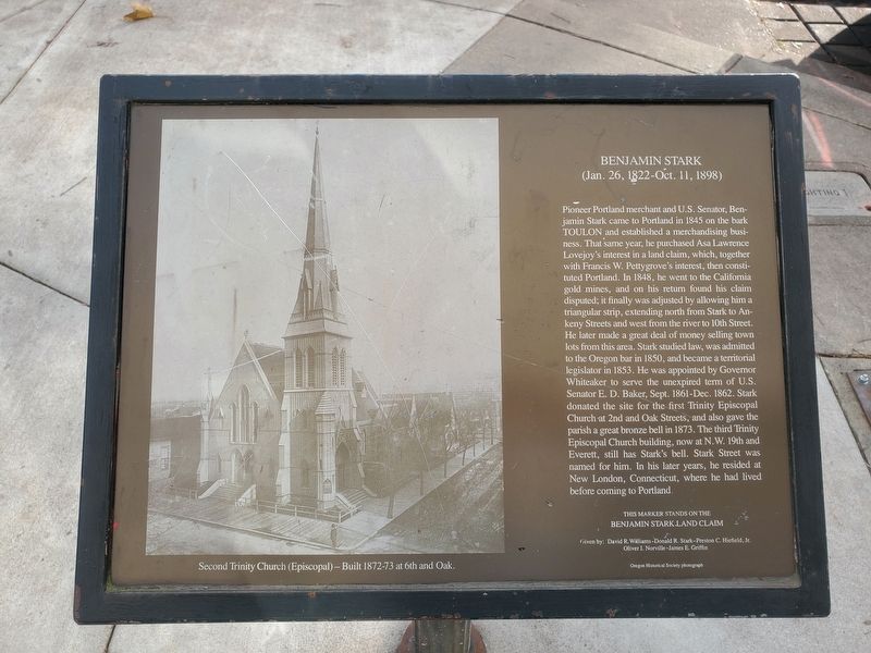 Benjamin Stark Marker image. Click for full size.