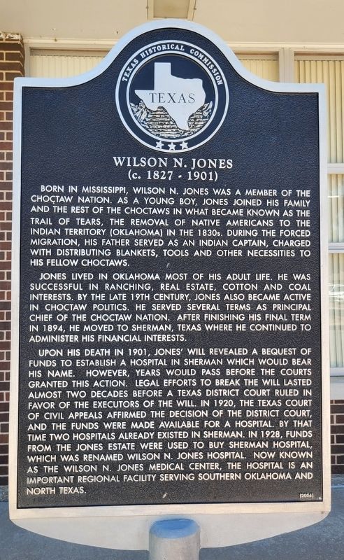 Wilson N. Jones Marker image. Click for full size.
