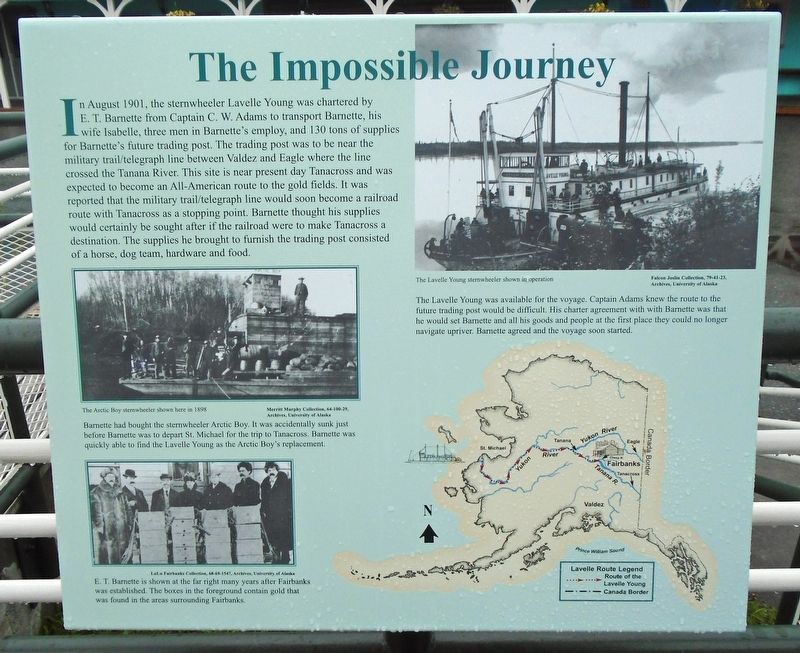 The Impossible Journey Marker. Click for full size. The Impossible Journey Marker image. Click for full size.