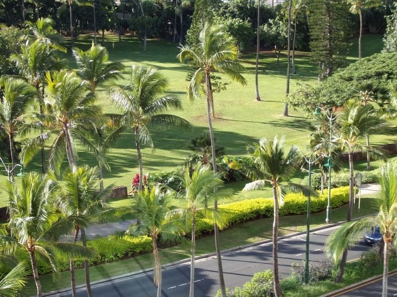 View of Fort DeRussy Park from the DoubleTree by Hilton Alana hotel. Click for full size. View of Fort DeRussy Park from the DoubleTree by Hilton Alana hotel image. Click for full size.