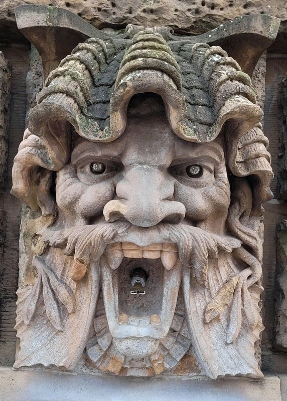 Closeup of drinking fountain at Wasserturm / Water Tower image. Click for full size.