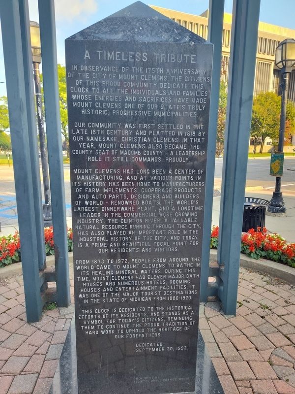 A Timeless Tribute Marker image. Click for full size.