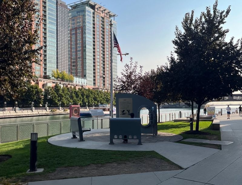 Chicago Submarine Memorial image. Click for full size.