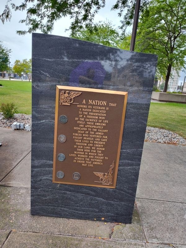 Veterans Memorial. Click for full size. Veterans Memorial image. Click for full size.