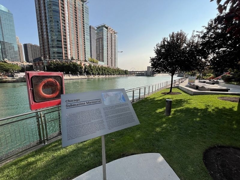 Chicago Submarine Memorial Marker image. Click for full size.