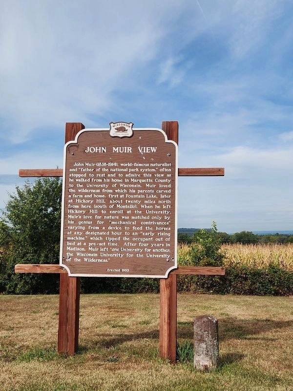 John Muir View Marker. Click for full size. John Muir View Marker image. Click for full size.