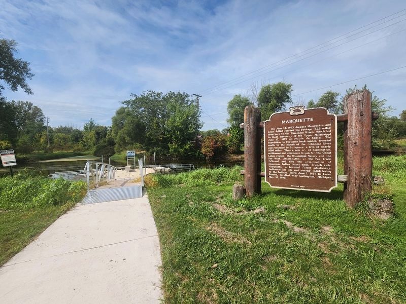 Marquette Marker. Click for full size. Marquette Marker image. Click for full size.