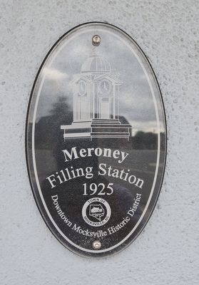 Meroney Filling Station Marker image. Click for full size.