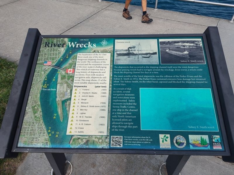 River Wrecks Marker image. Click for full size.