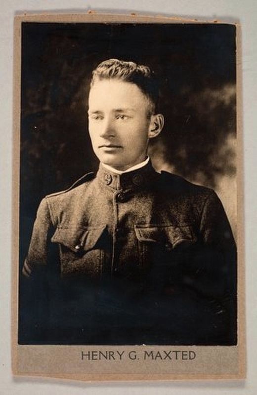 H.G. Maxted (1885-1918). Click for full size. H.G. Maxted (1885-1918) image. Click for full size.