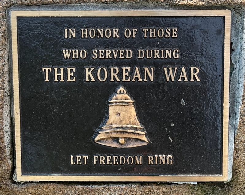 Korean War Memorial Marker. Click for full size. Korean War Memorial Marker image. Click for full size.