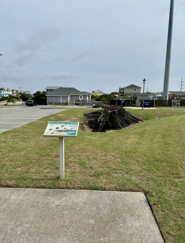 The Mystery Wreck Marker. Click for full size. The Mystery Wreck Marker image. Click for full size.