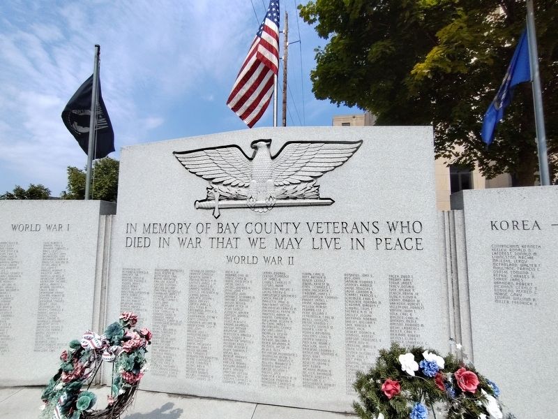 Bay County Veterans Memorial image. Click for full size.