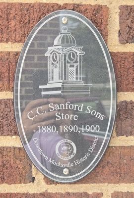 C.C. Sanford Sons Store Marker image. Click for full size.