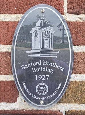 Sanford Brothers Building Marker image. Click for full size.