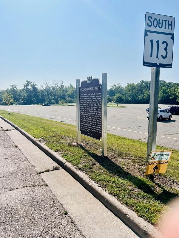 Ringling Brothers Circus Marker. Click for full size. Ringling Brothers Circus Marker image. Click for full size.
