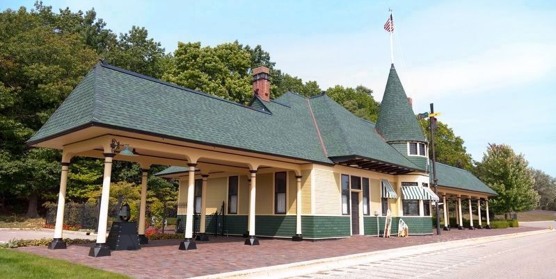 Charlevoix Train Depot image. Click for full size.