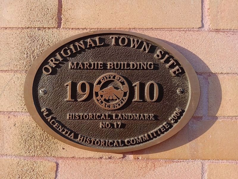 Marjie Building Marker image. Click for full size.