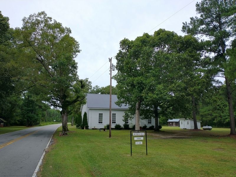 Smithwick Creek Primitive Baptist Church and Baptismal House image. Click for full size.