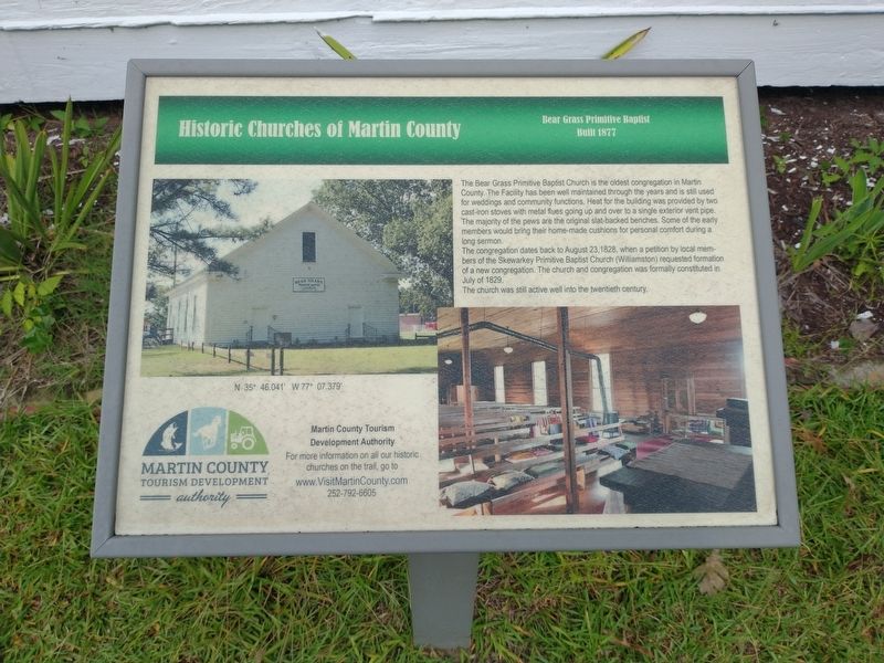 Historic Churches of Martin County Marker image. Click for full size.