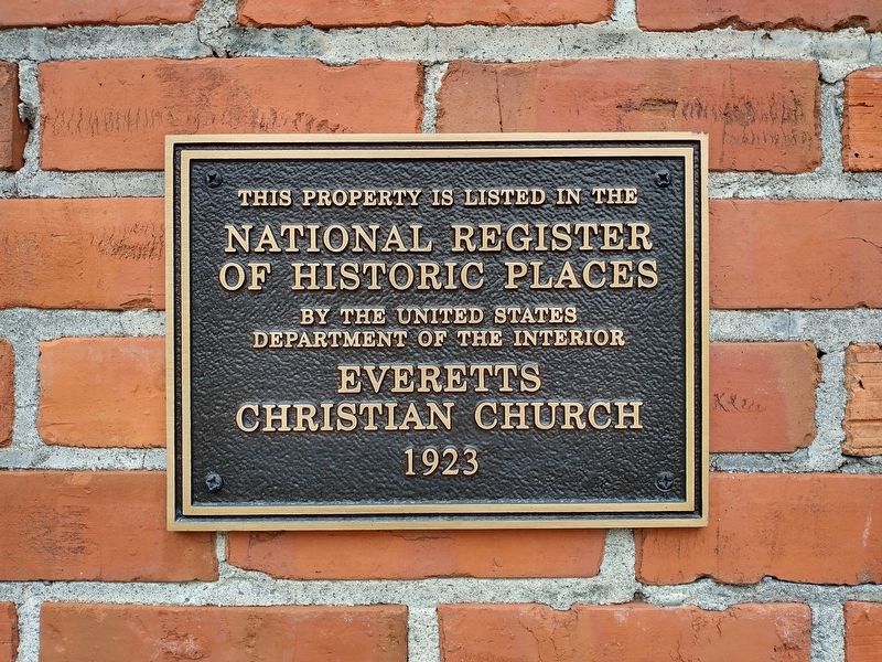 Everetts Christian Church image. Click for full size.