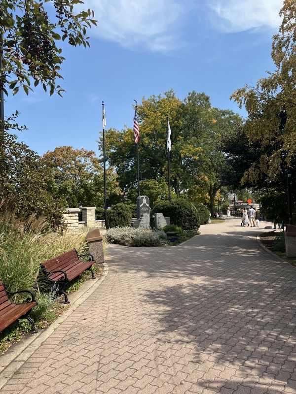 Naperville Veterans Memorial. Click for full size. Naperville Veterans Memorial image. Click for full size.