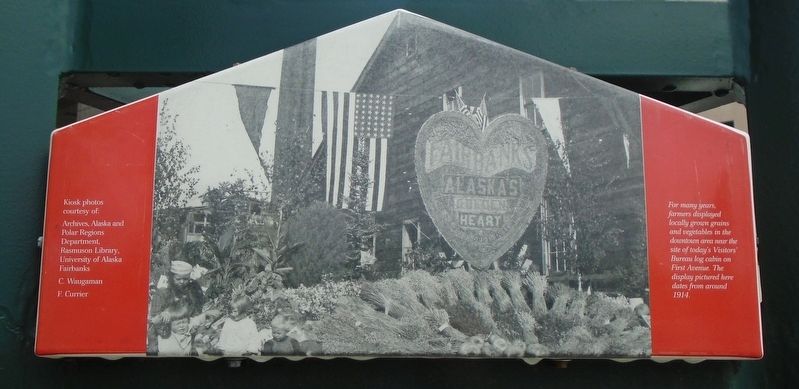 c.1914 Agricultural Display Marker image. Click for full size.