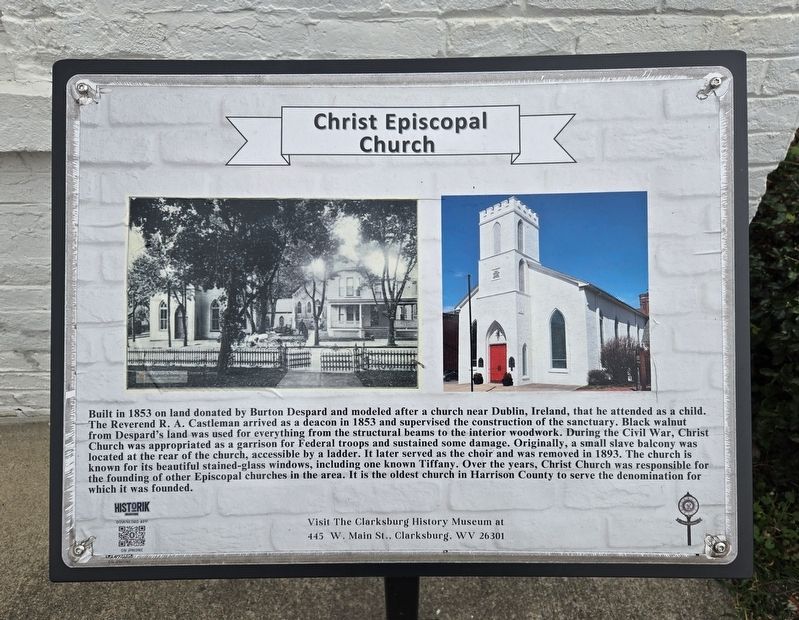 Christ Episcopal Church Marker image. Click for full size.