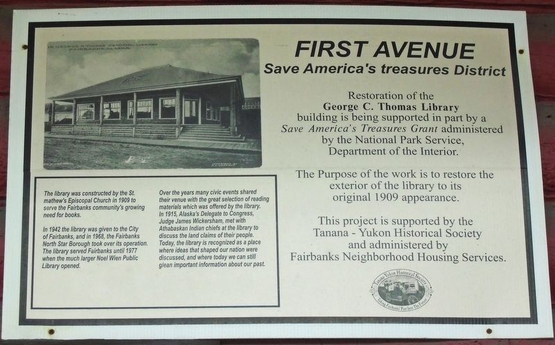 George C. Thomas Memorial Library Marker. Click for full size. George C. Thomas Memorial Library Marker image. Click for full size.