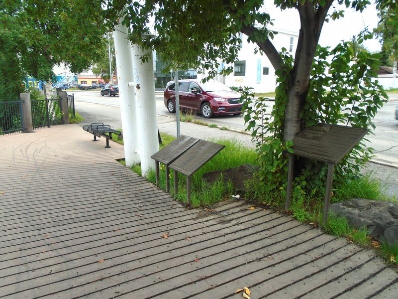 Barnette's Landing Beautification Project Markers. Click for full size. Barnette's Landing Beautification Project Markers image. Click for full size.