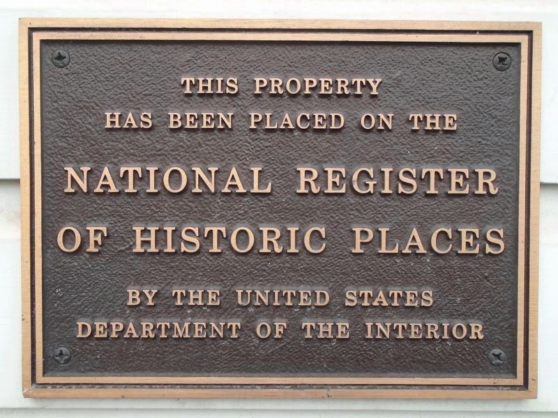 Immaculate Conception Church NRHP Marker image. Click for full size.