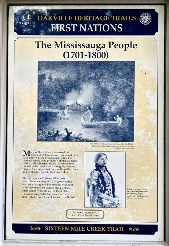The Mississauga People Marker image. Click for full size.