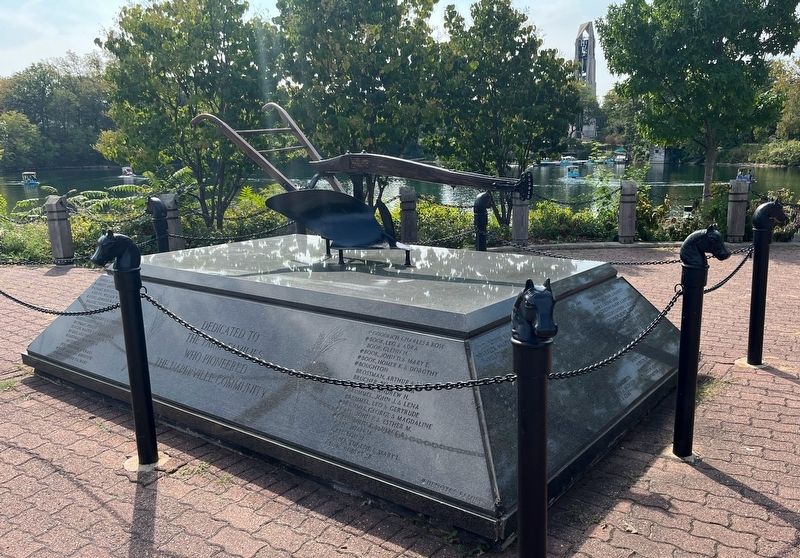 Farm Families Monument. Click for full size. Farm Families Monument image. Click for full size.
