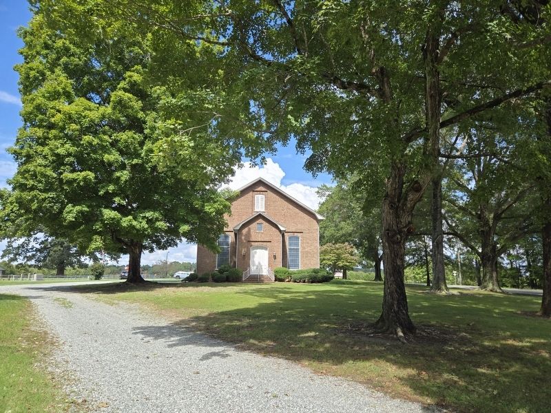 Full view of Cross Roads Presbyterian Church from Dickey Mill Rd.. Click for full size. Full view of Cross Roads Presbyterian Church from Dickey Mill Rd. image. Click for full size.