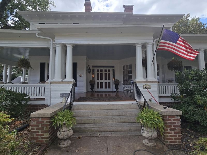 Entrance of Menzies-Goodman House. Marker is to the left of the door. Click for full size. Entrance of Menzies-Goodman House. Marker is to the left of the door image. Click for full size.