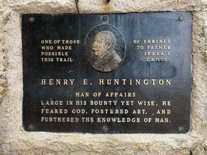 Henry E. Huntington Marker image. Click for full size.
