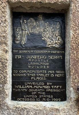 Fr. Junipero Serra Marker image. Click for full size.