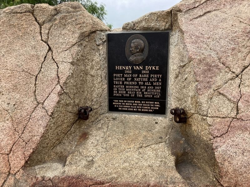 Henry Van Dyke Marker. Click for full size. Henry Van Dyke Marker image. Click for full size.