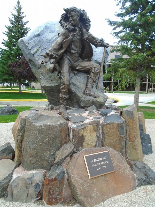 Walter Harper Memorial Sculpture image. Click for full size.