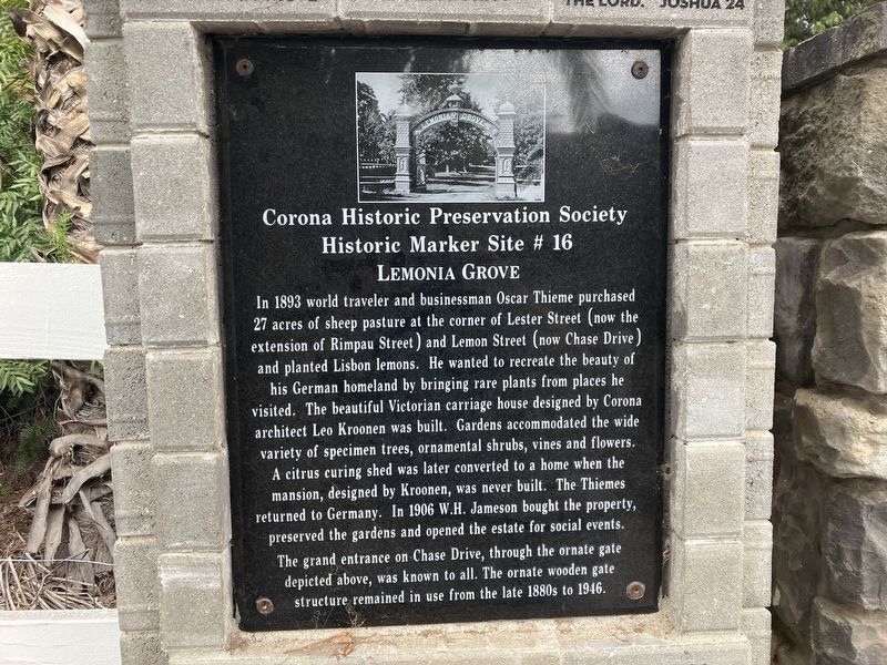 Lemonia Grove Marker image. Click for full size.