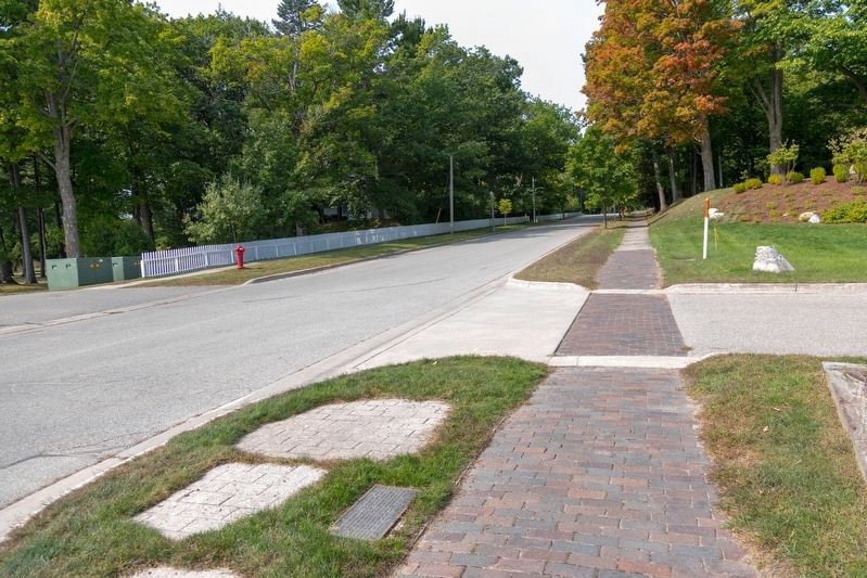 Concrete Paving Marker and Paving Samples image. Click for full size.