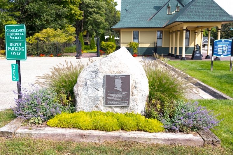 Louis �Louie� Edwards Marker and Depot image. Click for full size.