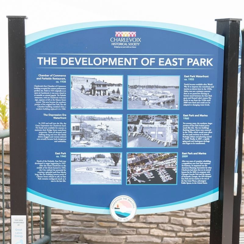 The Development of East Park side of marker image. Click for full size.