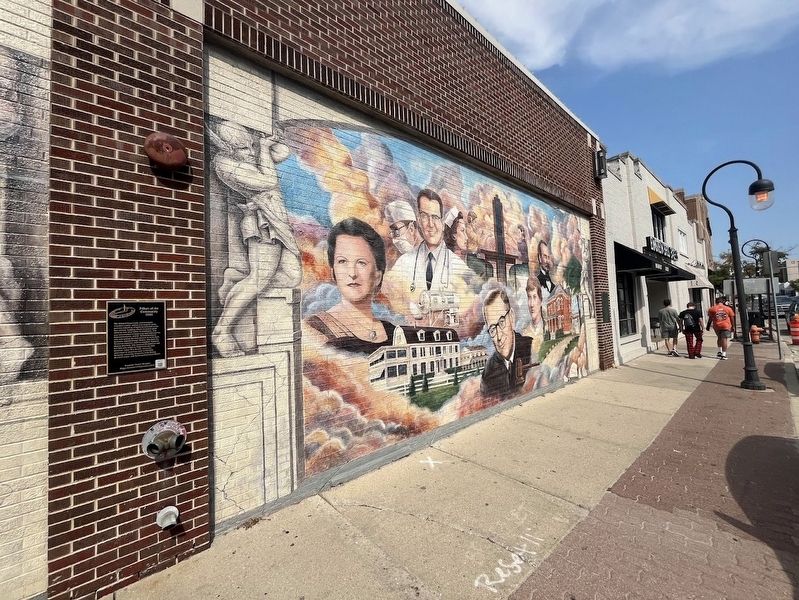 Pillars of the Community East Mural image. Click for full size.