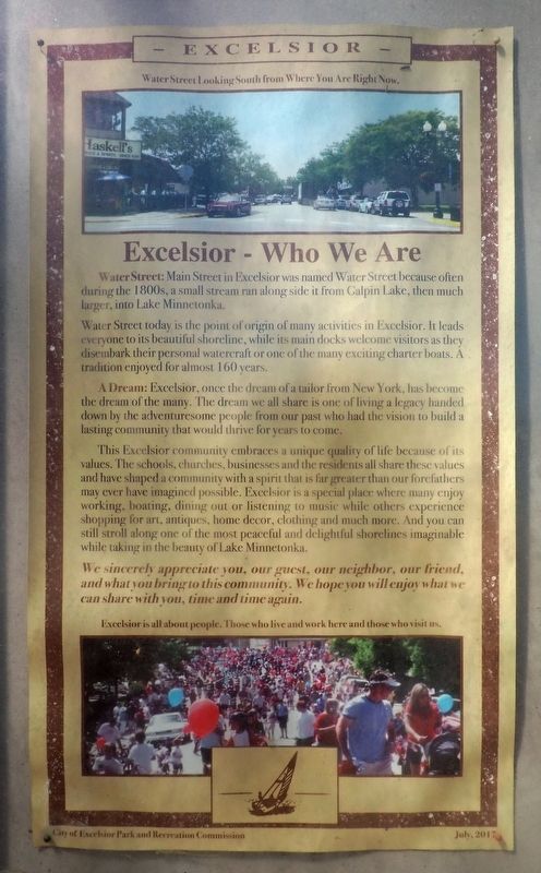 Excelsior - Who We Are Marker image. Click for full size.