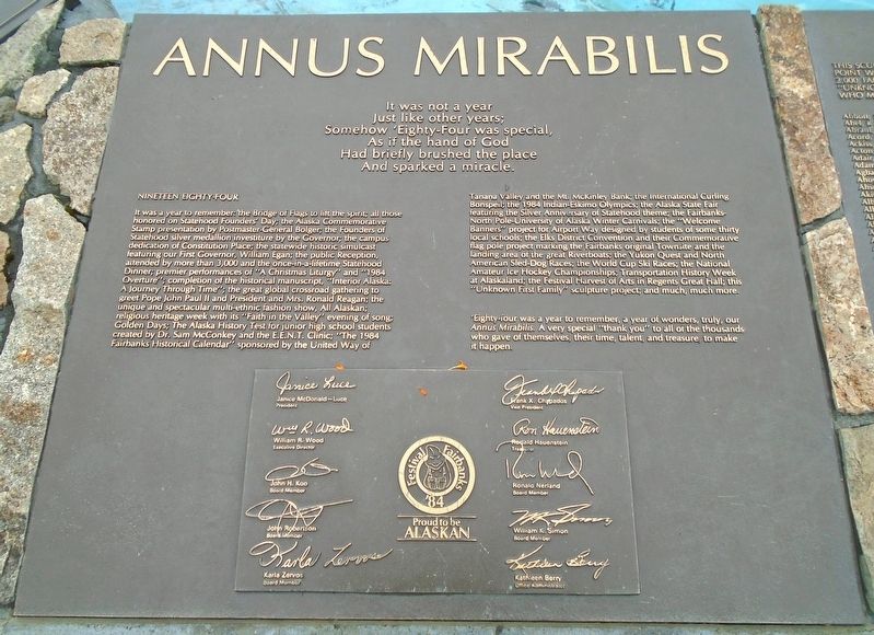 Annus Mirabilis Marker image. Click for full size.