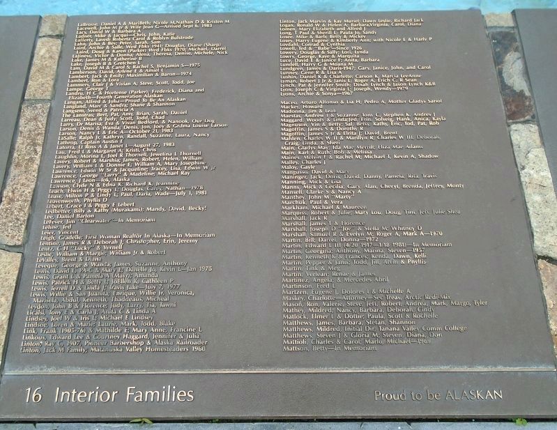 Annus Mirabilis Interior Families Marker image. Click for full size.