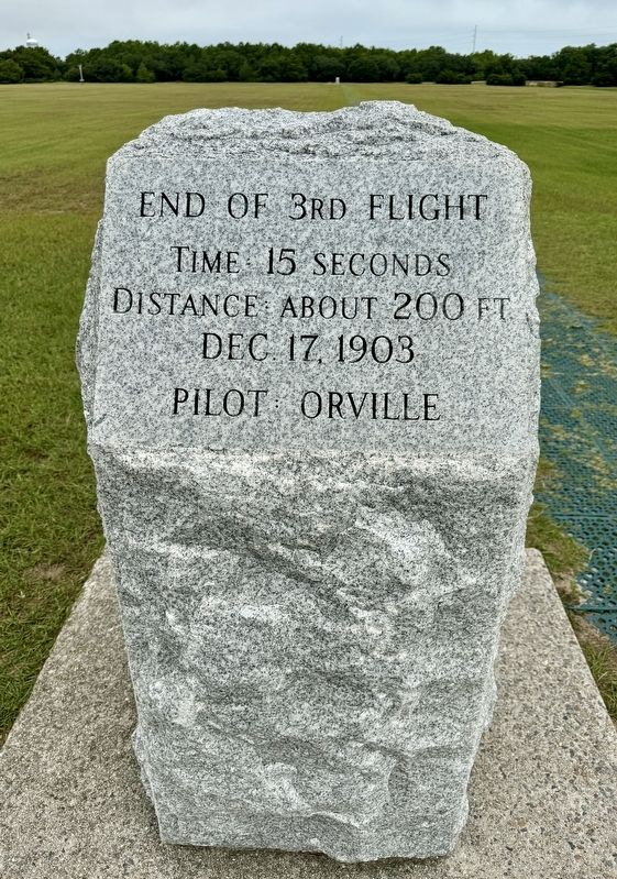 End of 3rd Flight Marker image. Click for full size.