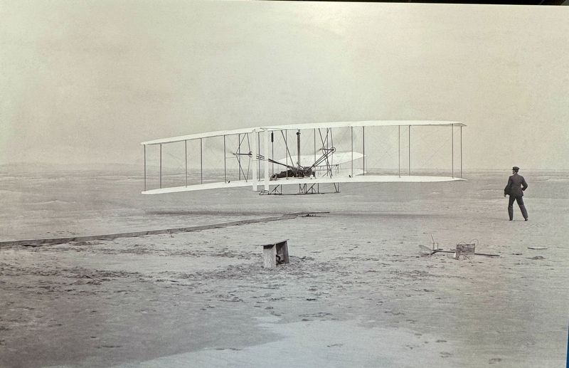 First in Flight December 17, 1903 image. Click for full size.