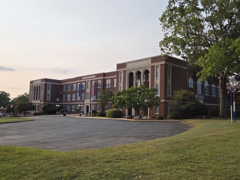 Former Claremont High School, across the street from Dr. Carver's House. Click for full size. Former Claremont High School, across the street from Dr. Carver's House image. Click for full size.